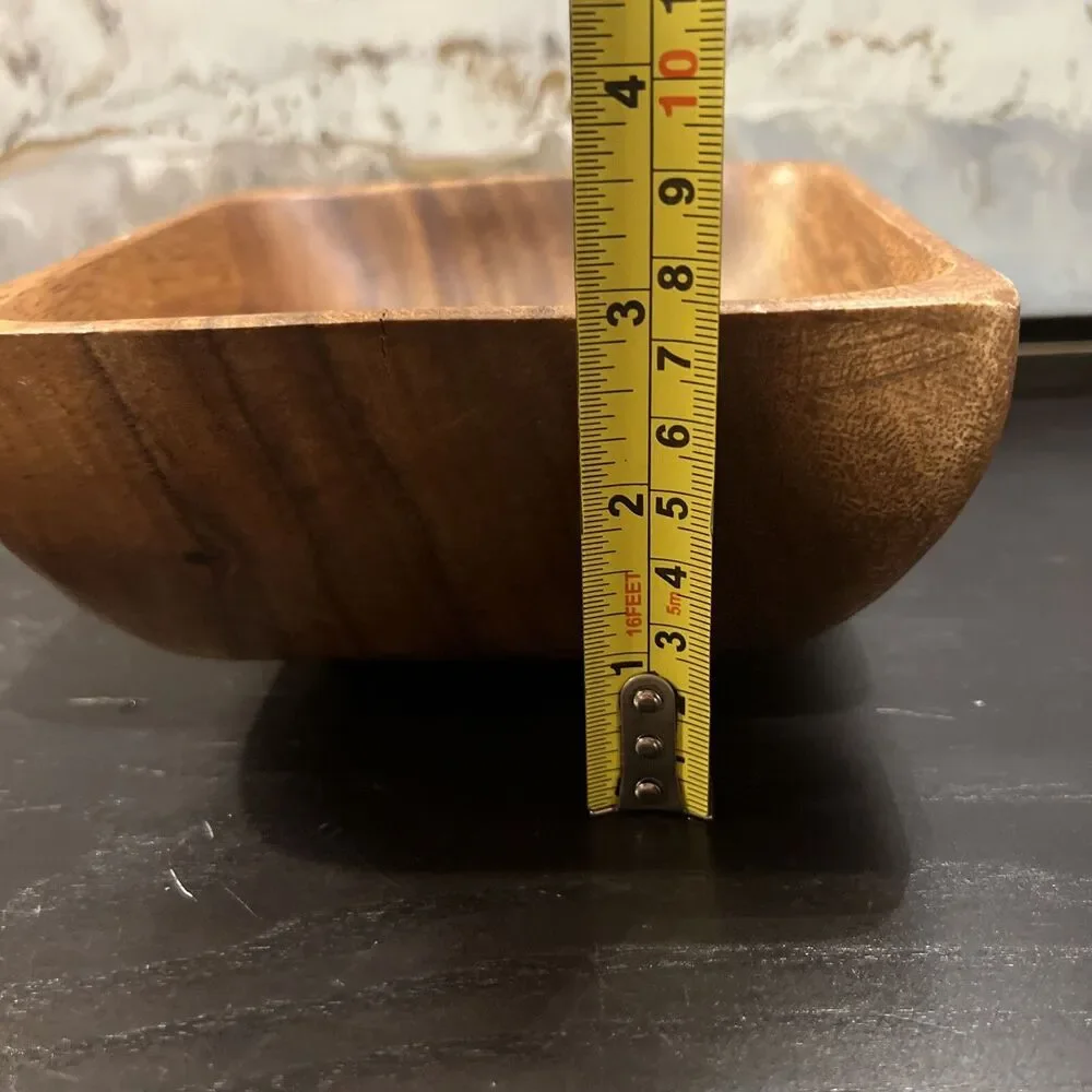 Pacific Merchant Acacia were Square Acacia Wood Bowl 6